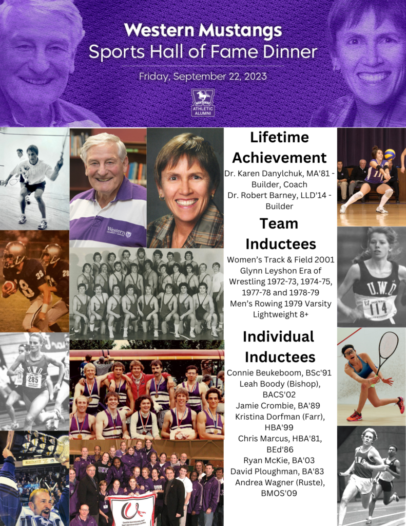 Western Mustangs Sports Hall of Fame Dinner – John P. Metras Sports Museum